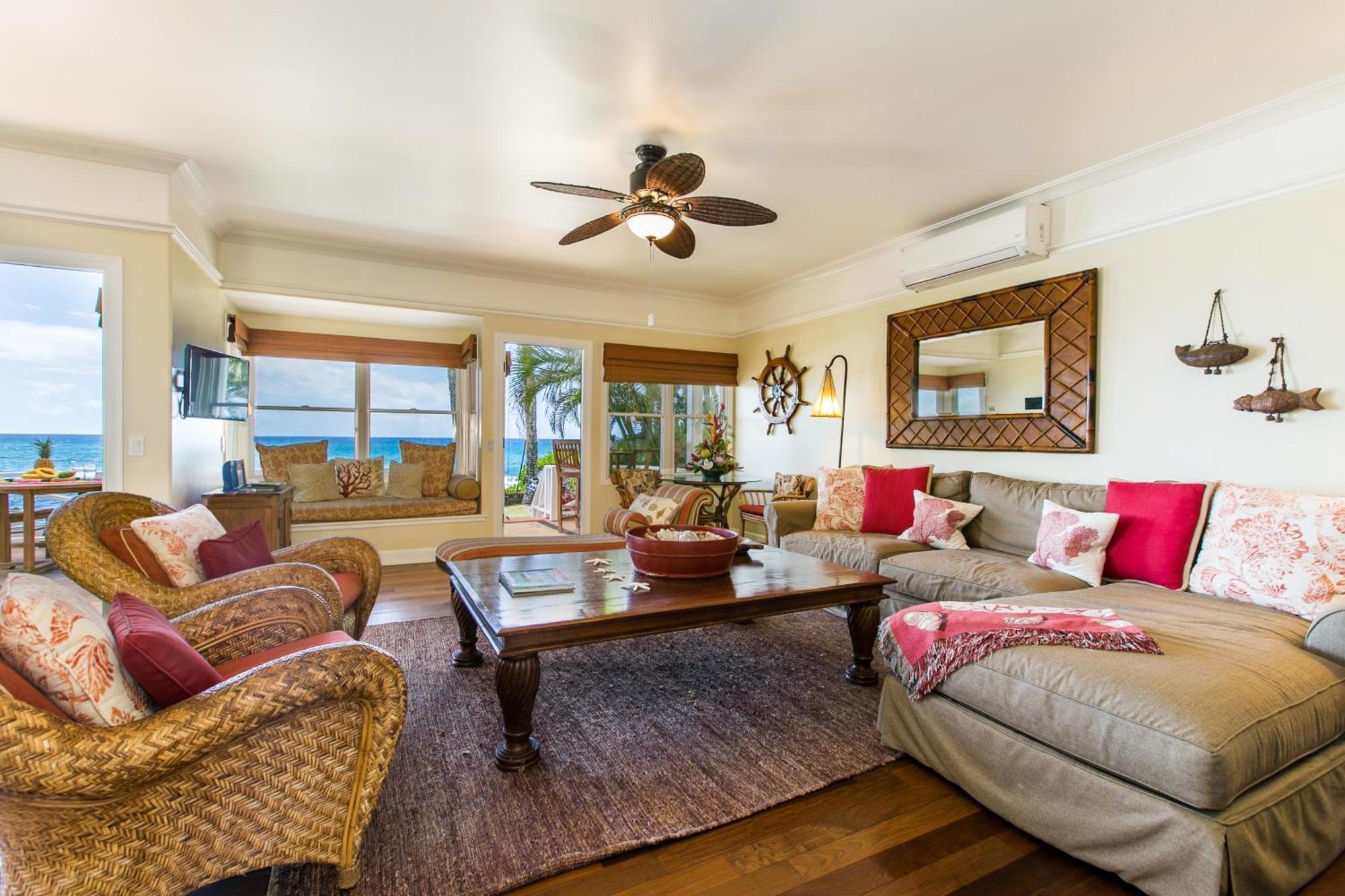 2Br Oceanfront Cottage In Poipu- Alekona Kauai Koloa Zewnętrze zdjęcie